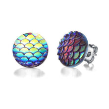 Load image into Gallery viewer, Mermaid Stud Earrings
